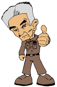 Cartoon illustration of Doc Morris